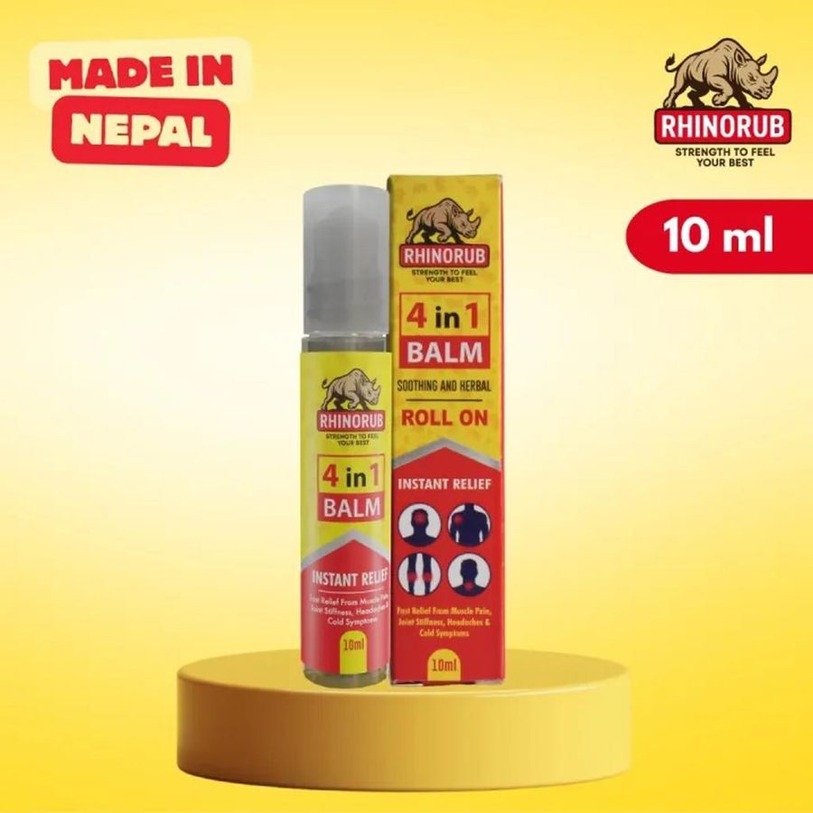 RhinoRub 4 in 1 Roll-On Balm 10 ML